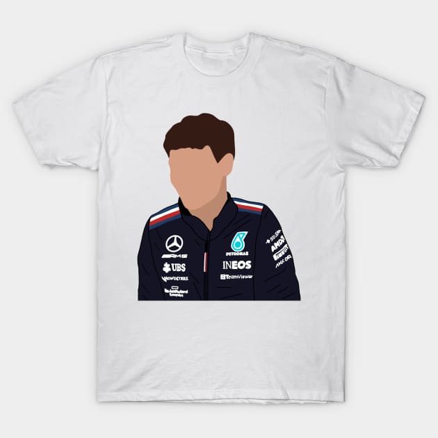 George Russell T-Shirt by CalliesArt